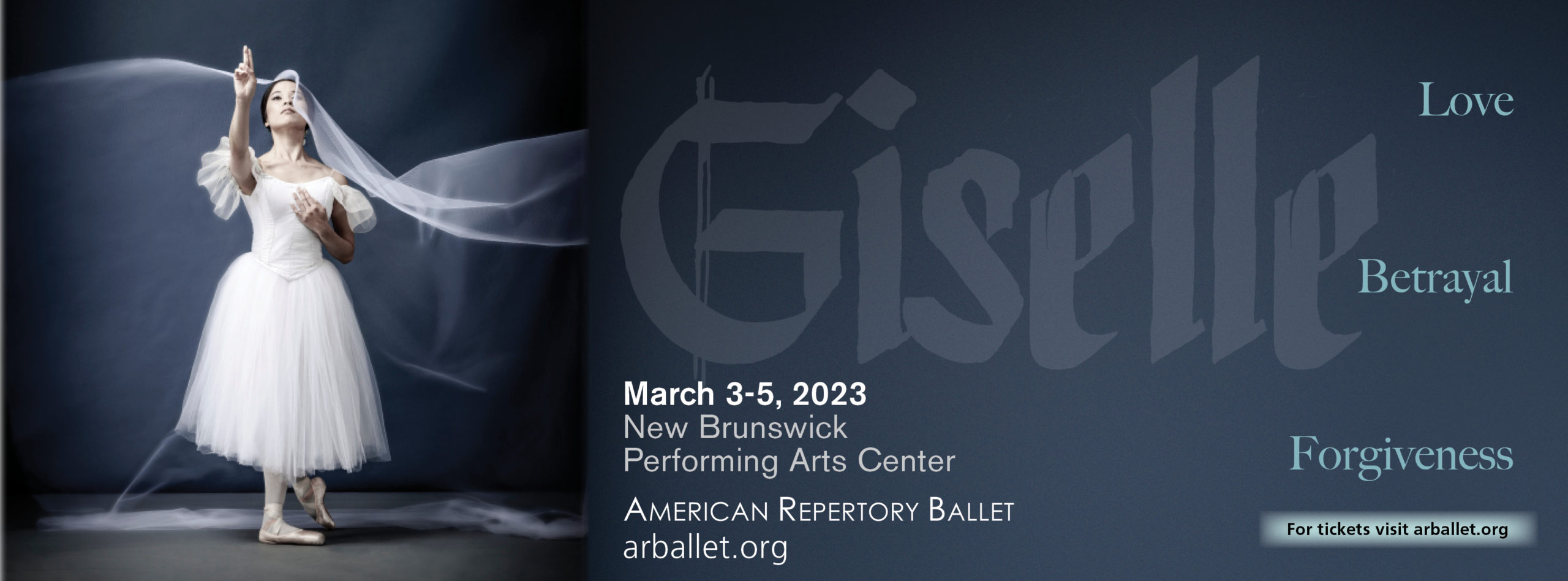 ETHAN STIEFEL BRINGS INTERNATIONALLY ACCLAIMED PRODUCTION OF GISELLE TO AMERICAN REPERTORY BALLET